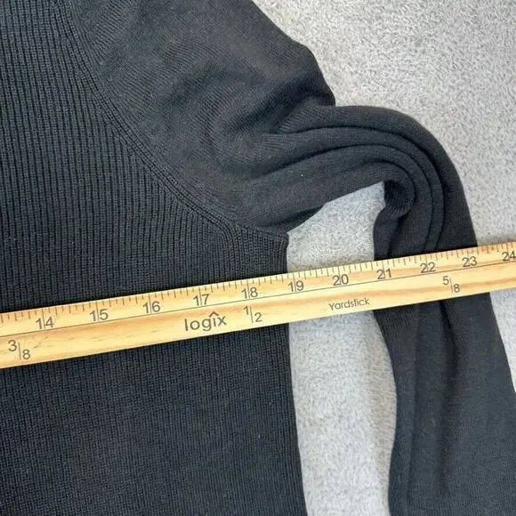 Lululemon Take It All In Cotton-Blend Sweater Black Womens Size S Small - Picture 2 of 6